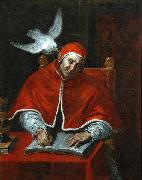 Juan Rizi San Gregorio oil painting